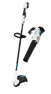 lot 168 image: HART 20 Volt 13 Cordless Trimmer & Blower Combo Kit