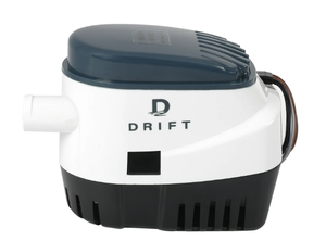 lot 243 image: D DRIFT ALL THINGS WATER 800GPH Submergible Automatic Boat Bilge Pump with Float Switch, 12V