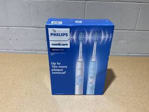 lot 237 image: 2PCS Philips Sonicare Optimal Clean Rechargeable Electric Toothbrush