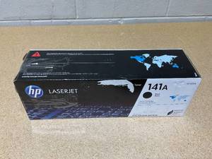 lot 251 image: HP 141A Black Toner Cartridge  Works with HP LaserJet M110 Series, HP LaserJet MFP M139, M140 Series  W1410A