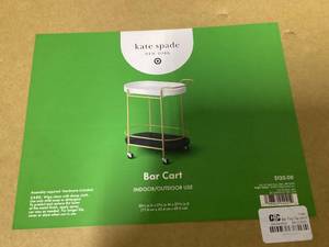 lot 156 image: Kate Spade New York Bar Cart