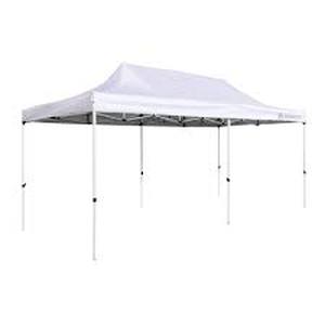 lot 13 image: GigaTent Party Tent 10 ft. x 20 ft. White Canopy    Customer Returns See Pictures