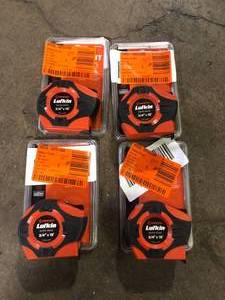 lot 37 image: Lot of  Crescent Lufkin 34 in. x 16 ft. QuickRead Power Return Tape Measure Customer Returns See Pictures