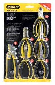 lot 38 image: Stanley Bi-Material Mini Plier Set (6-Piece)  Customer Returns See Pictures