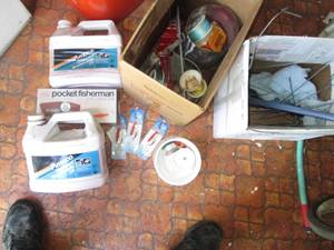 lot 25 image: Pocket Fisherman, Outboard snowmobi...