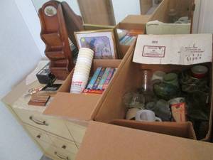 lot 78 image: An assortment of kitchenware and VH...