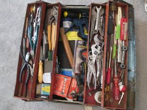 lot 88 image: Toolbox full of tools. See photos...