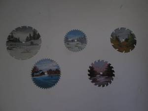 lot 155 image: Assortment of (5) Metal saw blades ...