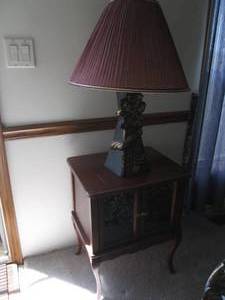 lot 156 image: Decorative ceramic Table lamp with ...