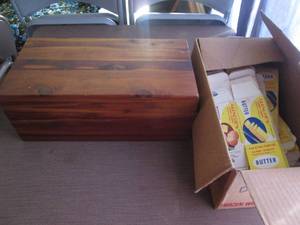 lot 160 image: Vintage Wood shoebox style (and siz...