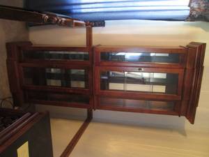 lot 174 image: Stunning Hardwood Lighted Curio Dis...