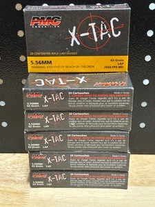 PMC X-TAC 5.56mm Ammo 120 Rounds
