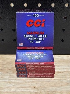lot 15 image: CCI Magnum Small Rifle Primers 500 Count