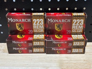 lot 23 image: Monarch .223 Rem Soft Point Ammo 120 Rounds