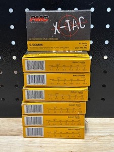 lot 25 image: PMC X-TAC 5.56mm Ammo 140 Rounds