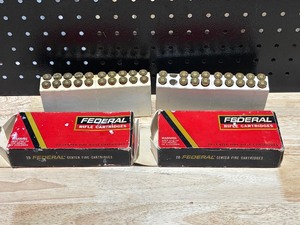 lot 33 image: Federal 30-30 Winchester Soft Point Ammo 38 Rounds