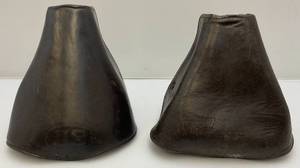 lot 1 image: Pair Of U.S. Model 1904 CAVALRY Hooded Stirrup U.S. Embossed Circa 1914