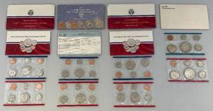 lot 35 image: Misc. 1970s-80s & 90s Uncirculated Coin Sets