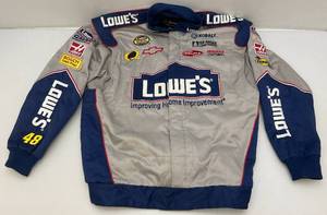 lot 39 image: Vintage Chase Authentics NASCAR #48 Jimmy Johnson Racing Jacket (Worn Once) Size XL