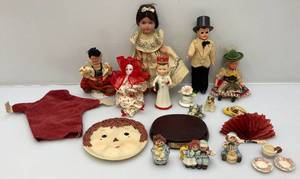 lot 91 image: Misc. Vintage Dolls & More