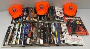 lot 94 image: Misc. Gun Magazines , Book & Hats (Magazines Have Address Removed From Covers)