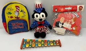 lot 103 image: Misc. Vintage Toys Including FELIX The Cat, Dr. Suess & More