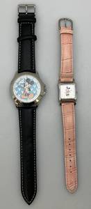 lot 115 image: Vintage Mickey Mouse And Minnie Mouse Wrist Watches