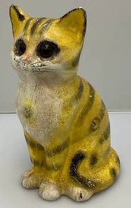 lot 141 image: Antique 7 12 Cast Iron Cat BankDoor Stop
