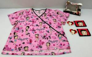 lot 179 image: Vintage Betty Boop Shirt Size (Large), Betty Boop Picture Frame & Wallets New With Tags