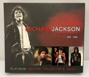 lot 197 image: Michael Jackson Platinum Edition Collectors Vault Hard Cover Tribute Book Good Condition