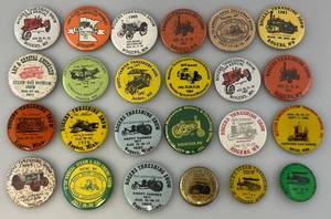 lot 206 image: Misc. Vintage Threshers Buttons