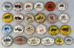 lot 209 image: Misc. Vintage Threshers Buttons
