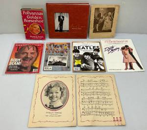 lot 219 image: Misc. Vintage Books Including SHIRLEY TEMPLE, Frank Sinatra & More