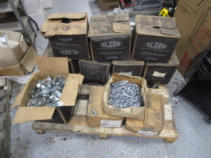 lot 34 image: Shutter Blade Pivot Pins & Actuating Brackets
