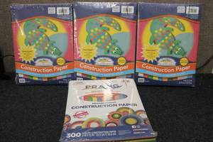 lot 1 image: 4 packs of 300 sheet 9x12 inch cons...