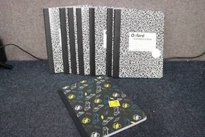 lot 13 image: 8 Composition Notebooks...