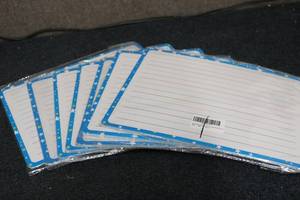 lot 14 image: 8-10 packs of lines dry erase white...