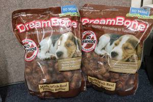 lot 21 image: 2 packs of dog treats...