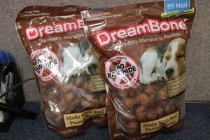 lot 28 image: 2 packs of dog treats...