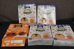 lot 34 image: 5 Packs of dog biscuits...
