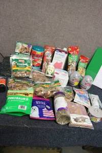 lot 65 image: Huge pet lot treats for all types o...