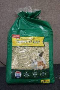lot 70 image: 3 pound bag of Timothy Hay...