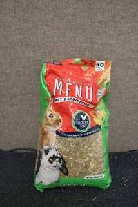 lot 71 image: 8 pound bag of rabbit food...