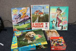 6 puzzles...