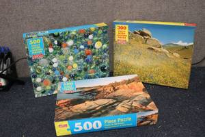 lot 76 image: 3 puzzles...
