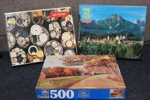 lot 82 image: 3 puzzles...