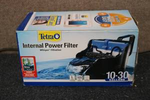 lot 108 image: Tetra Internal Power Filter for 10-...