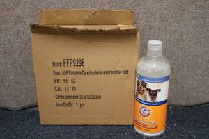 lot 133 image: 3 Bottles of Care dog dental water...