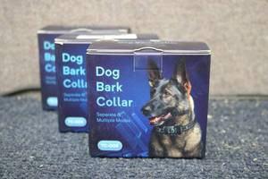 lot 135 image: 3 New Dog Bark Collars...