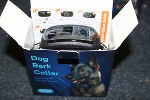 lot 136 image: 3 New Dog Bark Collars...